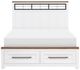 Legacy Classic Dutton Natural White Youth Full Panel Storage Bed-2