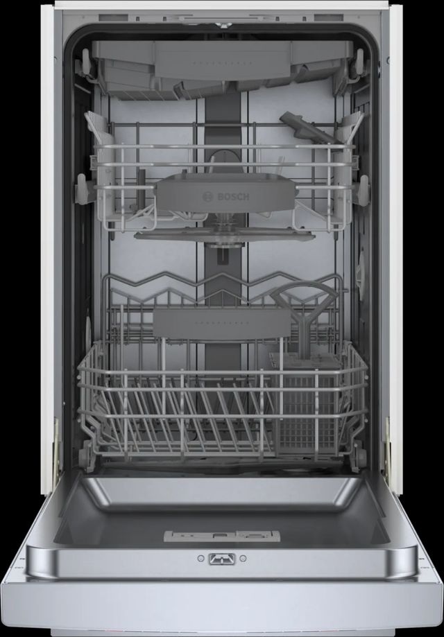 Bosch® 800 Series 18" Stainless Steel Front Control Built In Dishwasher-2