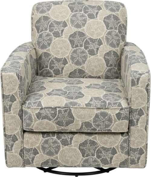 Fusion Furniture Max Pearl Seashore Sand Swivel Glider Chair-0