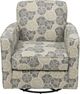 Fusion Furniture Max Pearl Seashore Sand Swivel Glider Chair-0