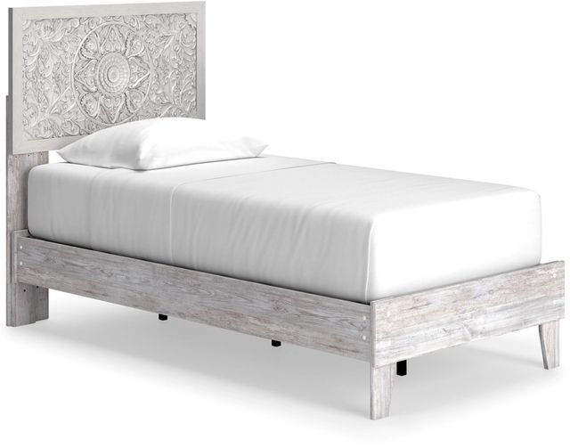 Signature Design by Ashley® Paxberry Whitewash Twin Panel Platform Bed-0