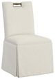 Fairfield® Customizable Entree Dining Pull Short Back Skirted Dining Chair with Mica Legs-0