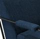 International Furniture Direct Lotus Midnight Blue Armchair-2