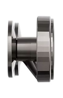 KOHLER® Components® Vibrant Titanium Bathroom Sink Faucet Industrial Handle Trim-2