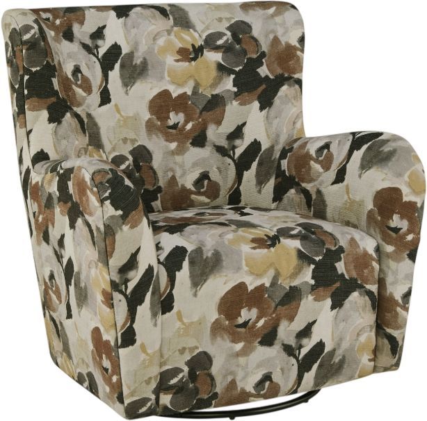 Signature Design by Ashley® Rowenburg Multi-Colored Swivel Glider Accent Chair-0