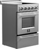 FORNO® Loiano 24" Stainless Steel Freestanding Electric Range-4