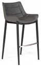 VIG Furniture Modrest Robert 2-Piece Black/Gray Bar Stool Set-0
