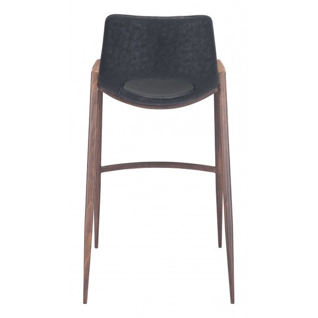 Zuo® Modern Desi Black Bar Chair-3