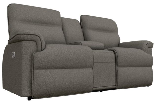 La-Z-Boy® Jay Granite Power Reclining Loveseat with Console and Headrest-0