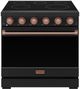 Thor Kitchen® Gordon Ramsay 36" Black/Rose Gold Freestanding Pro Style Electric Range-0