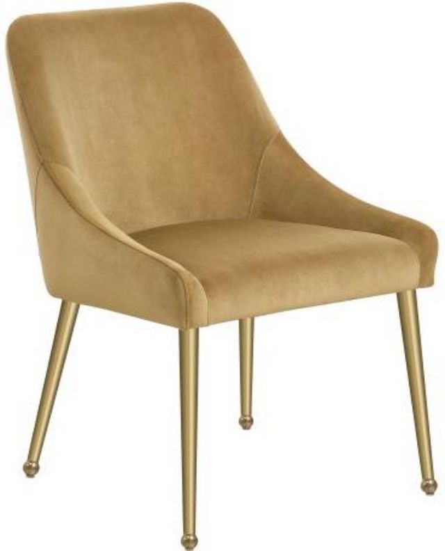 Coaster® Mayette Parsons 2-Piece Cognac Wingback Dining Side Chair Set