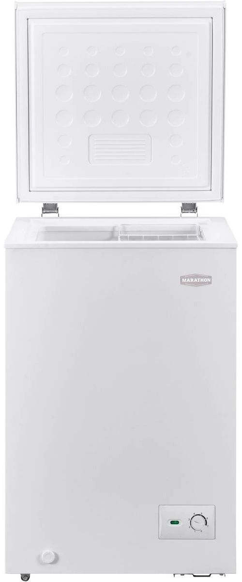 Marathon® 22" 3.5 Cu. Ft. White Chest Freezer-1