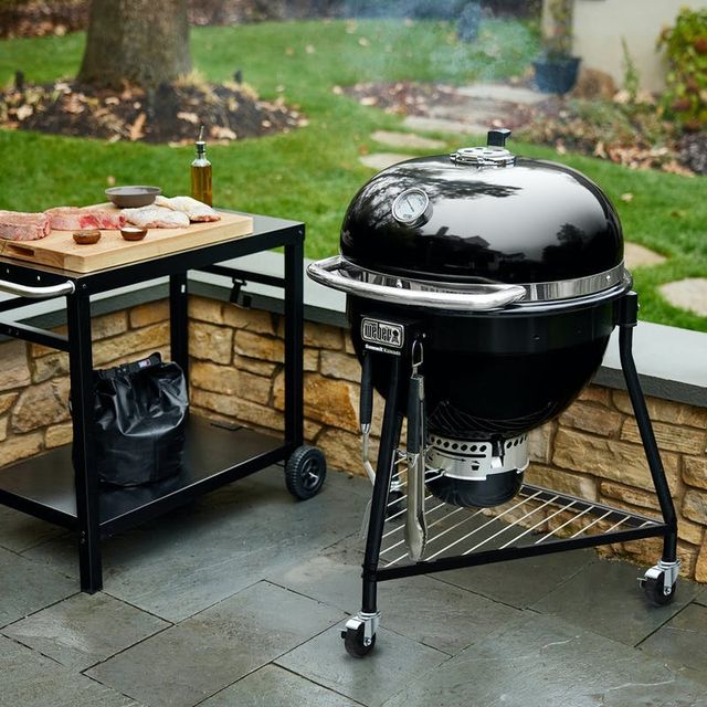 Weber® Summit® Kamado E6 35" Black Portable Charcoal Grill-4