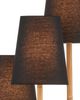 Currey & Company Satin Black Triptych Floor Lamp-3