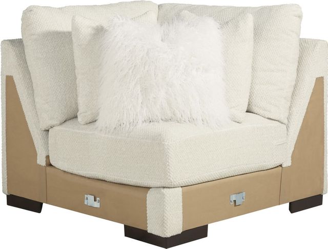 Signature Design by Ashley® Zada 3-Piece Ivory Sectional-3