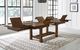 A-America® Mariposa Rustic Whiskey Trestle Dining Table-1