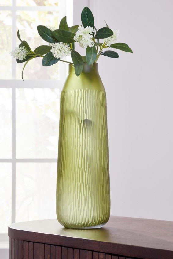Signature Design by Ashley® Scottyard Olive Green Vase-3