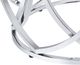 Elements International Merlin Glass Top Round Dining Table with Chrome Base-4