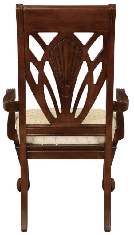 Homelegance® Norwich Brown/Dark Cherry Arm Chair-3