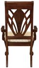 Homelegance® Norwich Brown/Dark Cherry Arm Chair-3