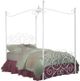 Standard Furniture Princess White Canopy Youth Bed-0