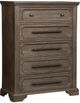Mazin Furniture Toulan Distressed Dark Oak Chest-0