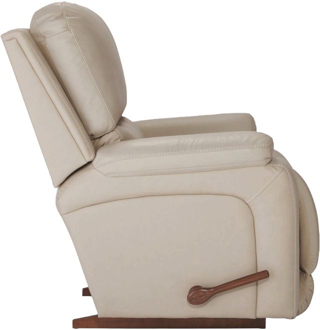 La-Z-Boy® Greyson Ice Leather Manual Rocking Recliner-4