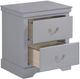 Homelegance® Seabright Gray Nightstand-3
