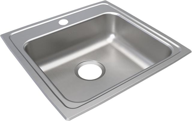 Elkay Lustertone® Classic Lustrous Satin 19-1/2" x 19" x 5-1/2" 3-Hole Single Bowl Drop-In ADA Sink-0