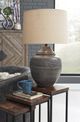 Signature Design by Ashley® Olinger Antiqued Brown Metal Table Lamp-5