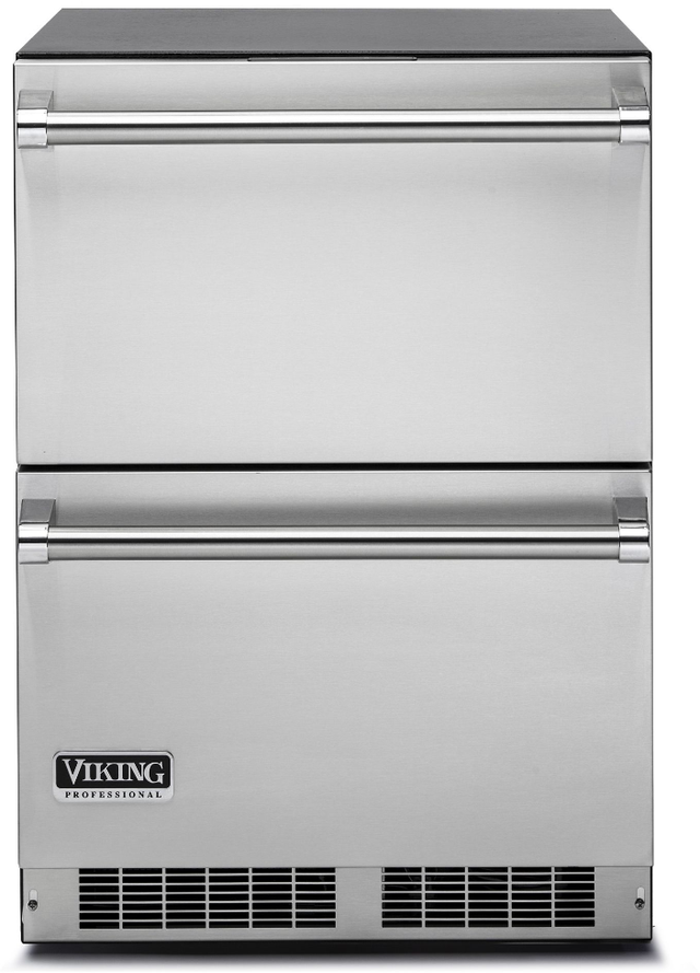 Viking® 5 Series 5.0 Cu. Ft. Stainless Steel Outdoor Undercounter Refrigerated Drawers-0