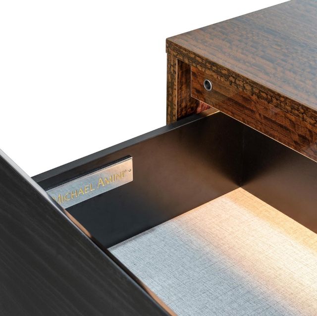 Michael Amini® Kayner Charcoal 2-Drawer Nightstand-4