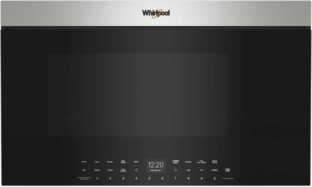 Whirlpool® 1.1 Cu. Ft. Fingerprint Resistant Stainless Steel Over The Range Microwave-0