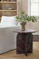 Classic Home Briley Merlot Small Accent Table-1