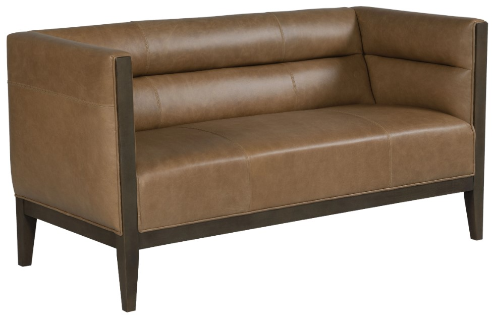 Fairfield® Customizable Dyson Leather Loveseat | Gardella