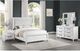 Coaster® Marielle 4-Piece Distressed White Eastern King Panel Bedroom Set-0