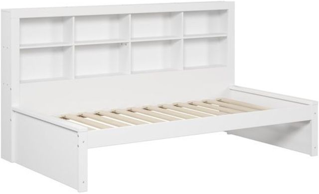 Donco Kids White Youth Twin Bookcase Daybed-3