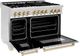 ZLINE Autograph Edition 48" Stainless Steel Pro Style Dual Fuel Range with Polished Gold Accents -1