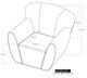 International Furniture Direct Tamesis Ivory Swivel Accent Chair-1