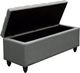 Diamond Sofa® Park Avenue Grey Tufted Lift-Top Storage Trunk -2