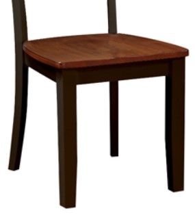 American Wholesale Furniture Black/Cherry Dining Chair-1