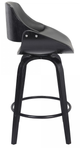 Armen Living Mona Gray 26" Swivel Counter Stool-1