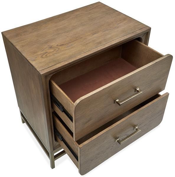 Magnussen Home® Lindon Belgian Wheat Drawer Nightstand-2