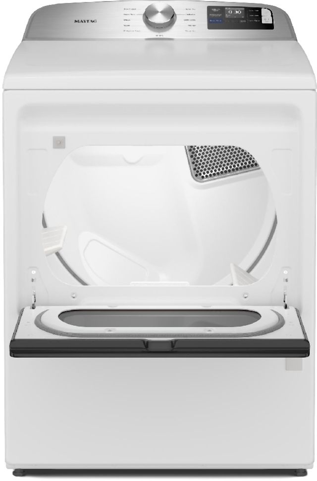 Maytag 7.4 Cu. Ft. White Electric Dryer with Advanced Moisture Sensing-1