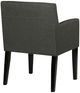 Coaster® Catherine 2-Piece Black/Charcoal Grey Upholstered Dining Arm Chair Set-4
