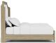 Riverside Furniture Amelia Nutmeg/White King Upholstered Bed-2