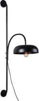 Renwil® Draco Black Powder Wall Sconce-1