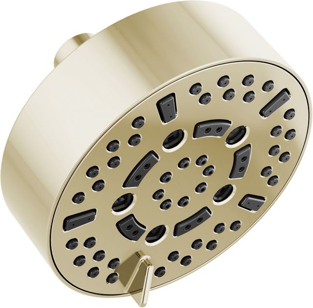 Brizo Essential™ Brilliance® Polished Nickel Linear Round H2Okinetic® Multi-Function Wall Mount Shower Head-0