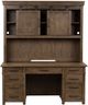Liberty Furniture Sonoma Road Weather Beaten Bark Credenza and Hutch-1