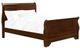 Mazin Furniture Abbeville Brown Cherry Queen Sleigh Bed-0